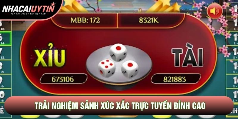 Trải nghiệm sảnh xúc xắc trực tuyến đỉnh cao Trải nghiệm sảnh xúc xắc trực tuyến đỉnh cao
